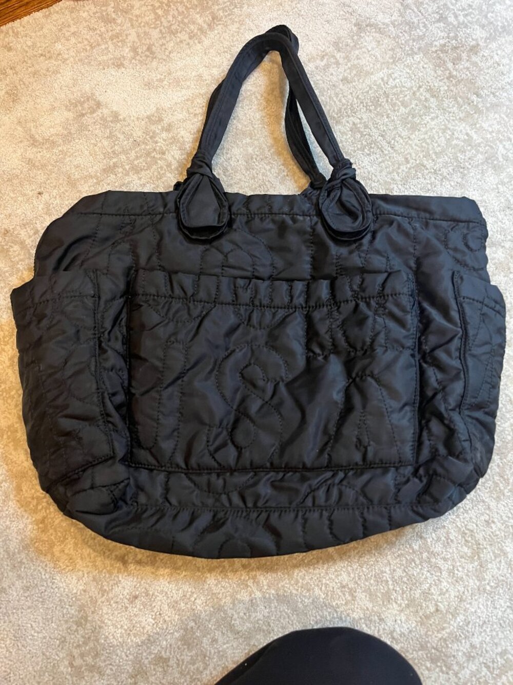 Marc Jacobs Black Quilted Tote Bag - Picture 2 of 4
